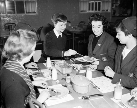 2019 – what school dining rooms were like last century in Scotland